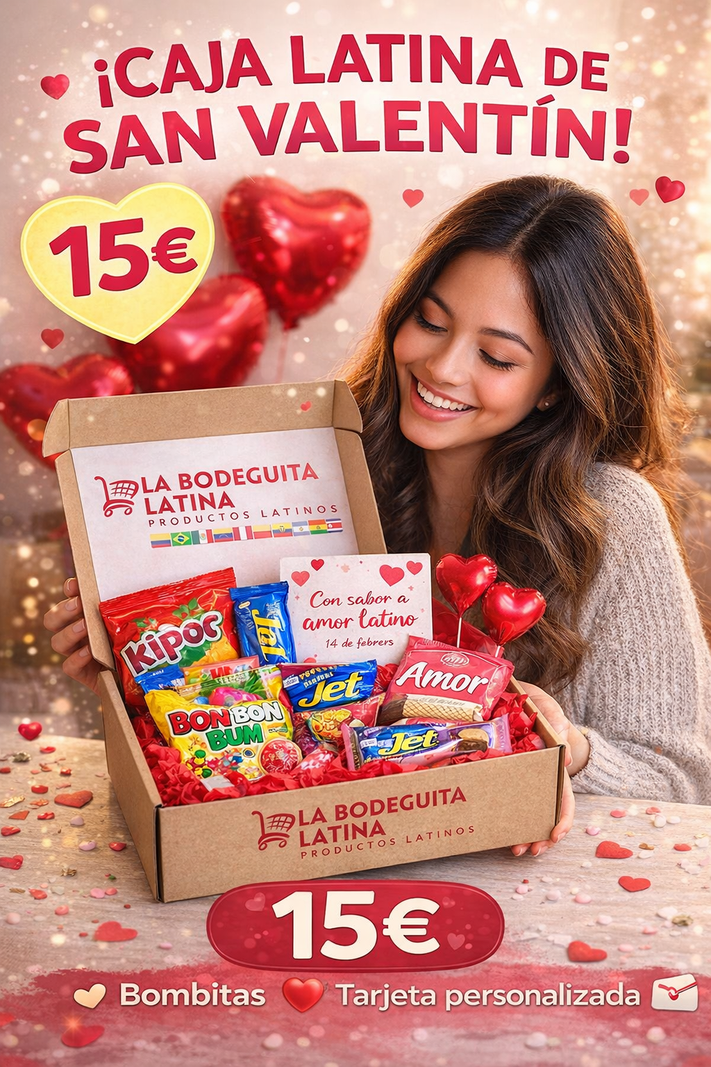 Caja regalo 15€ con Tarjeta 💖