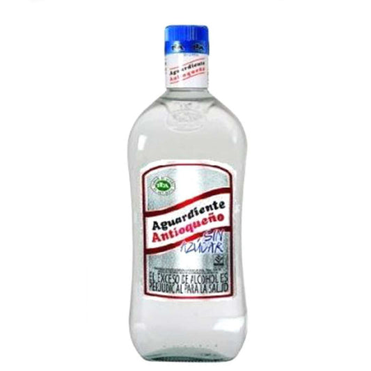 Aguardiente antioqueño sin azúcar 1 litro