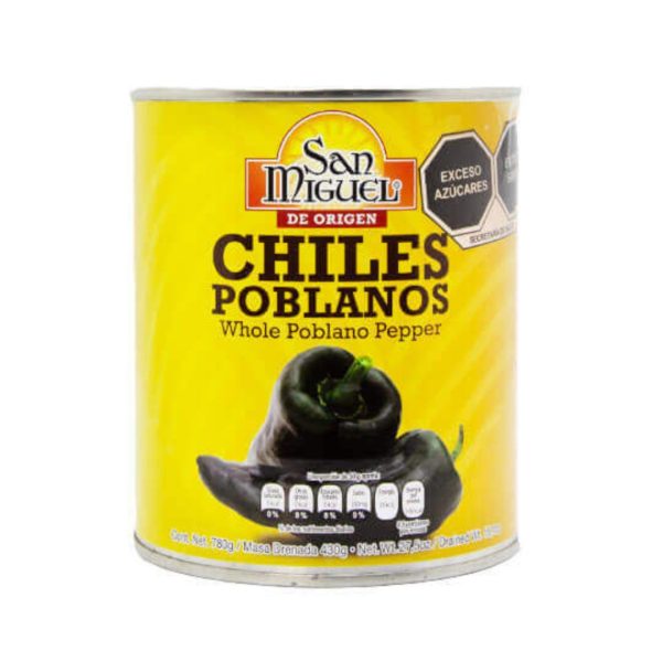 Chiles Poblanos 780 gr