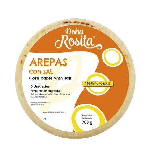 Arepa blanca 5 unidades