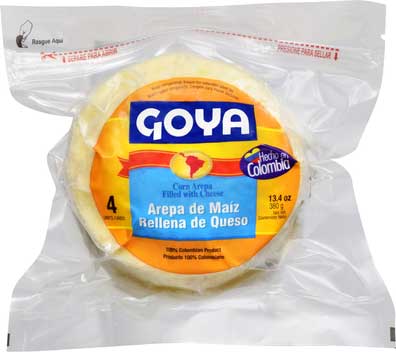 Arepas con Queso 250 gr 3 unidades