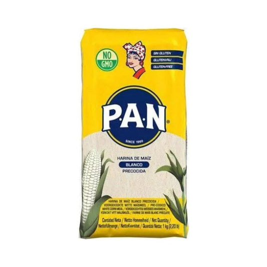 Harina P.A.N. Blanca 1kg - Harina de maíz precocida original de Venezuela