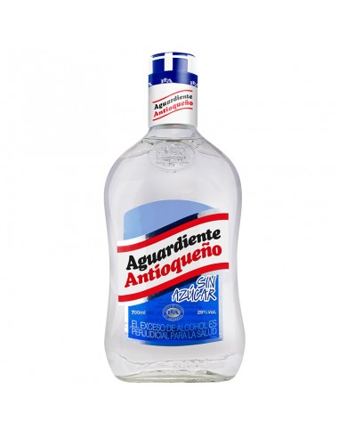 Aguardiente antioqueño sin azúcar 750 ml