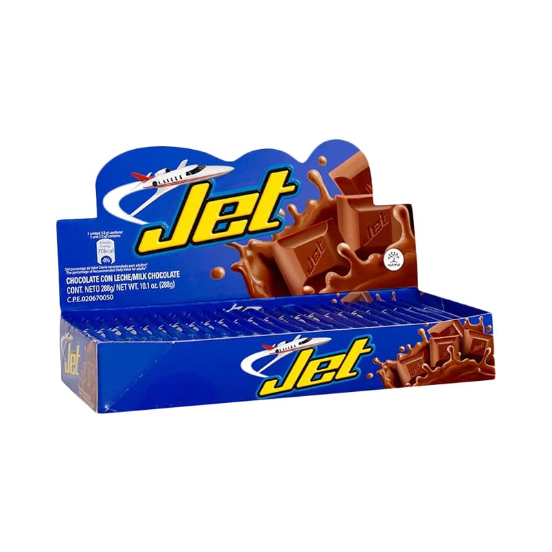 Chocolatina Jet 12 gr Unidad