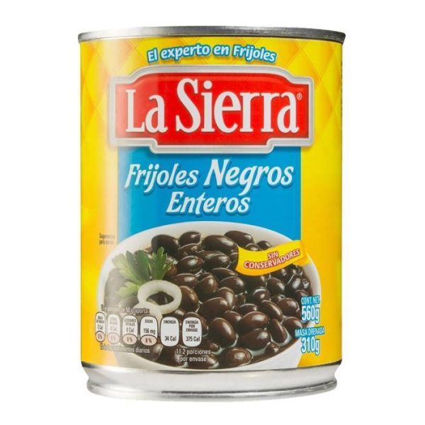 Frijoles negros La Sierra  560 gr